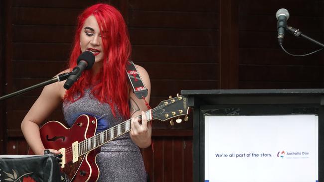 There was plenty of entertainment at the Coffs Harbour celebration. Picture: Chris Knight.