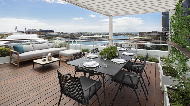 The Regency Terrace Suite’s private balcony.