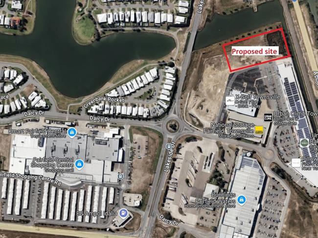 Aerial view of Fairfield & Co build to rent project site in Idalia. Picture: Google Maps.