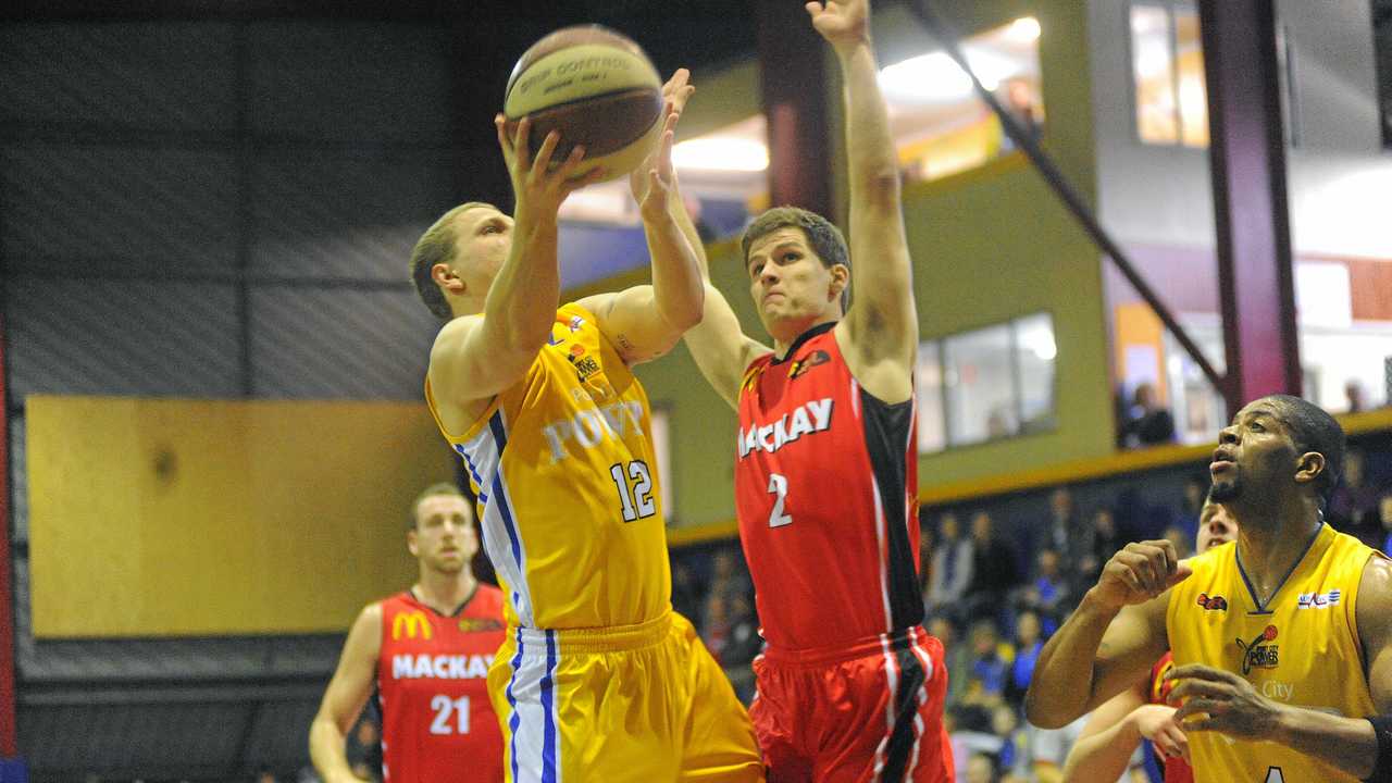 WEEKEND SPORT: Men's Basketball Port City Power Vs Mackay Meteors.  Port City Power player  Troy Robinson. Photo Tom Huntley / The Observer. Picture: Tom Huntley GLA040812MBAS