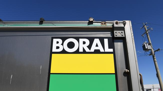 There hasn’t been too many clear days to the start to the new financial year for Boral. Picture: AAP Image