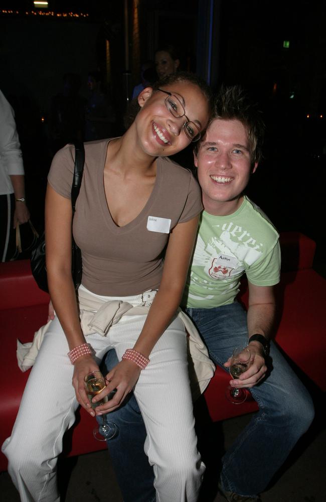 Joline Lootsma and Austin Thomson in December 2003. Picture: Ata Taefi