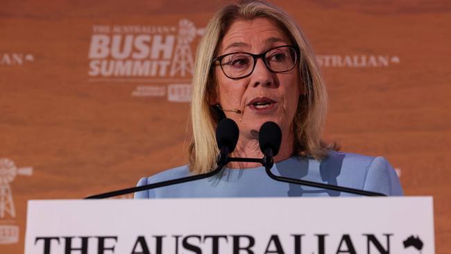 Western Australia Treasurer Rita Saffioti at The Australian’s Bush Summit in Port Hedland on Friday. Picture: Colin Murty