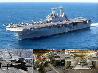 Pictures, video: Aboard stealth fighter ship USS Wasp