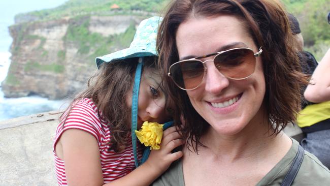 The author with her daughter, Willow.