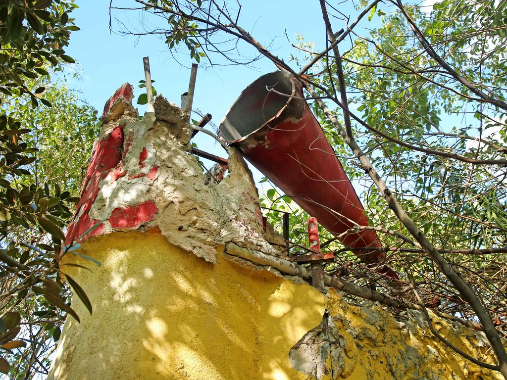 Pictured is the remains of what was Magic Kingdom theme park in Lansvale in Sydneys west. It operated in the 1970s and 80's but has been abandoned since the mid 90's. Picture: Richard Dobson