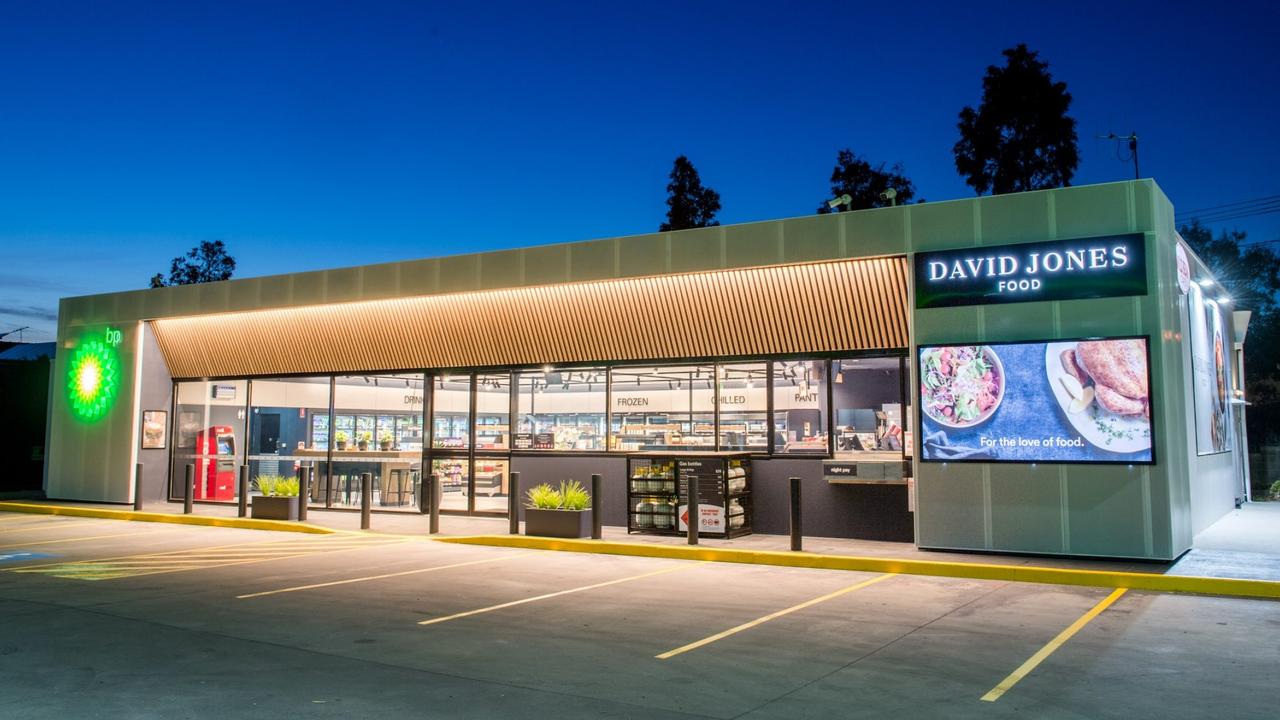 David Jones’ BP partnership expanded to 35 locations. Picture: Supplied