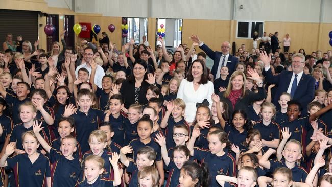 Premier Annastacia Palaszczuk at the official opening of Picnic Creek State School in September 2018. Picture: Richard Gosling