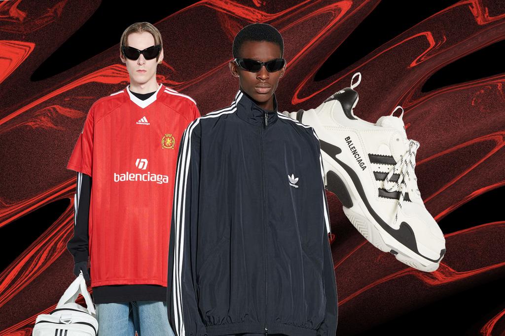 Premium Luxury Fashion Sportswear : balenciaga and adidas