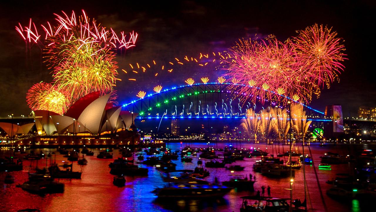 One of the most spectacular moments in last year’s New Year’s Eve fireworks. Picture: AFP