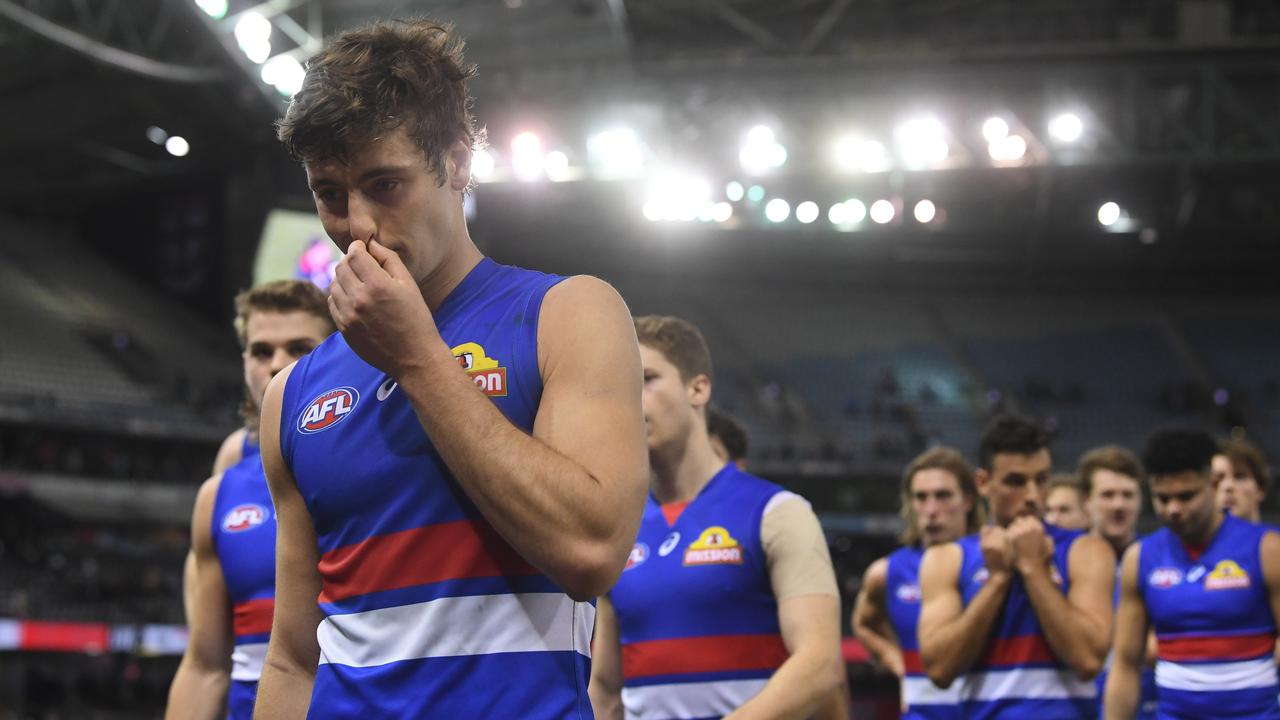 Josh Dunkley has revealed he was the subject of shocking online abuse in 2018. Picture: Julian Smith