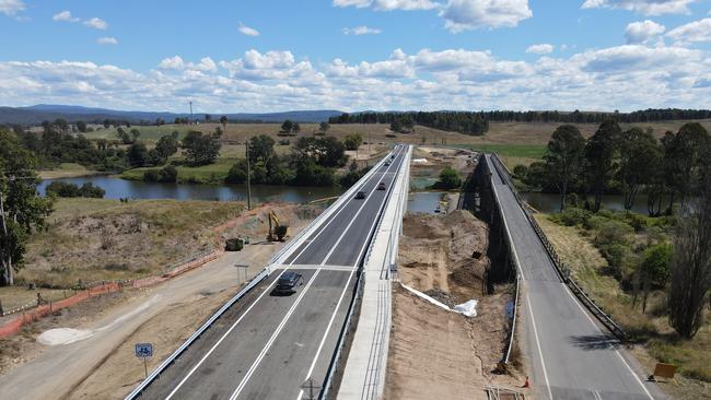 The new Clarence River crossing on the Bruxner Highway opened to traffic in September.