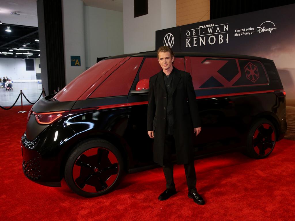 Hayden Christensen attends a surprise premiere of the first two episodes of Obi-Wan Kenobi. Picture: Jesse Grant/Getty Images for Disney