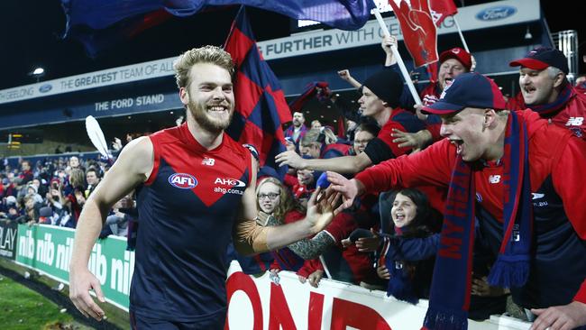 Jack Watts was a fan favourite at Melbourne. Picture: Wayne Ludbey