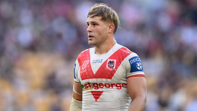 Jack de Belin in action for the Dragons. Picture: NRL Photos