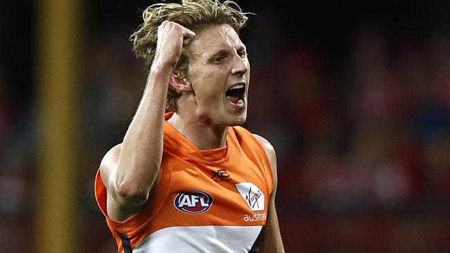 Whitfield has re-signed with GWS. Picture: Getty