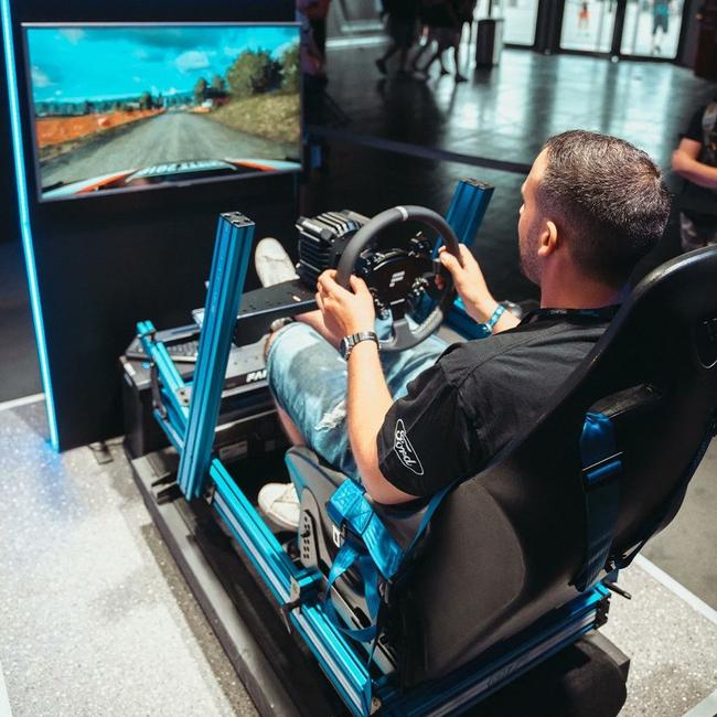 A Next Level Racing simulator used in training race drivers and pilots. Picture: Instagram