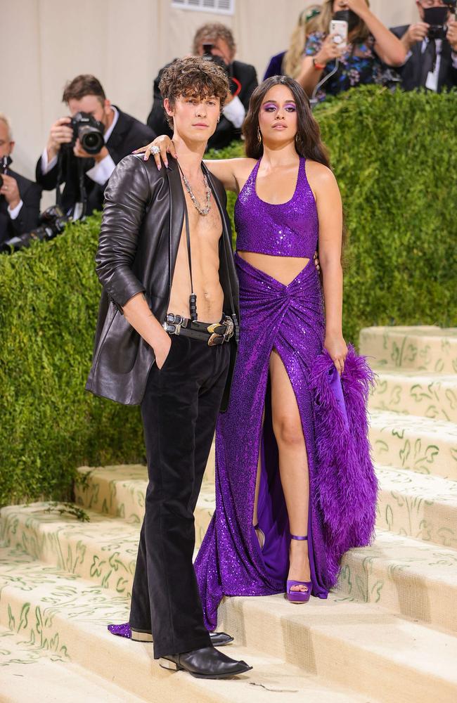 Shawn Mendes and Camilla Cabello. Picture: Theo Wargo/Getty Images/AFP