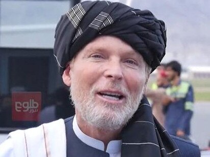 Afghan broadcast network TOLOnews has published a video of Timothy Weeks and an accompanying article detailing his return to Afghanistan. Picture: TOLOnews