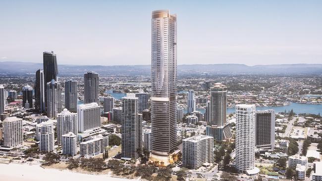 Meriton's new tower, Ocean, in Surfers Paradise