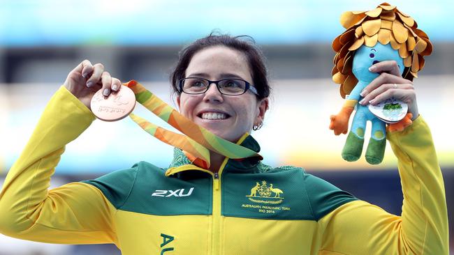 Bronze medalist Jodi Elkington-Jones. Picture: Getty