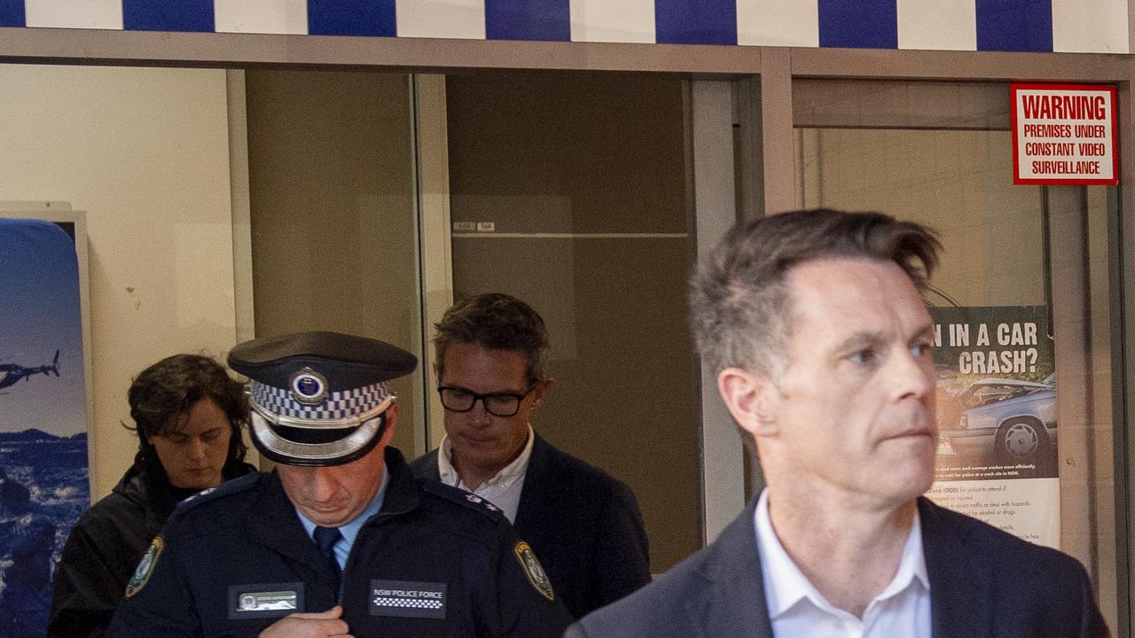 NSW Premier Chris Minns he at Carlton Train station. Picture: NewsWire / Jeremy Piper