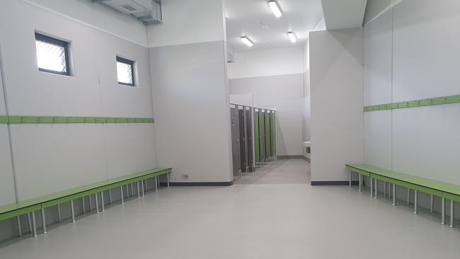 One of the new change-rooms at the Lavington Sports Ground.