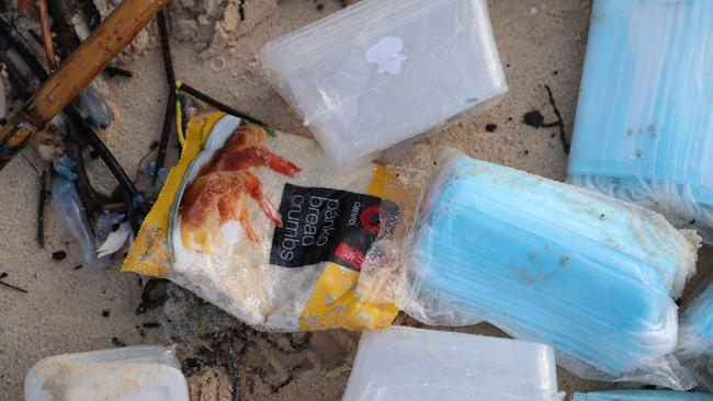 More rubbish on Bronte Beach from the APL England. Picture: John Grainger