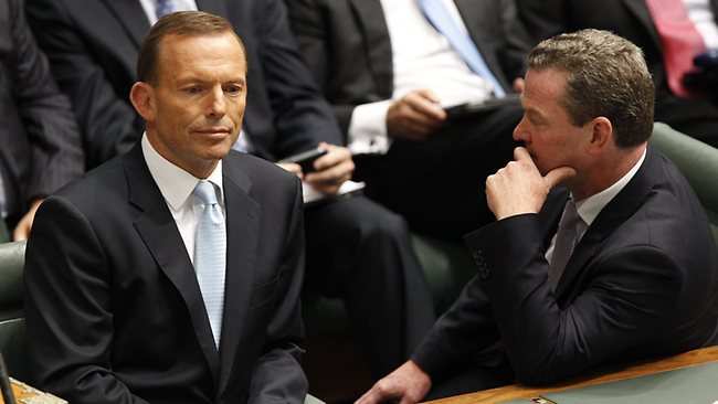 Tony Abbott and Christopher Pyne