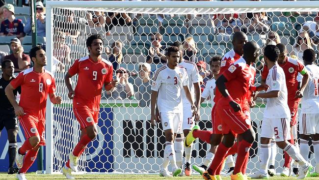 Bahrain pulled on back but an own goal sealed their fate.