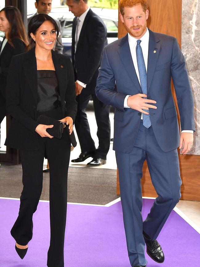 The Sussexes at the WellChild Awards in 2018. Picture: Jeff Spicer/Getty Images