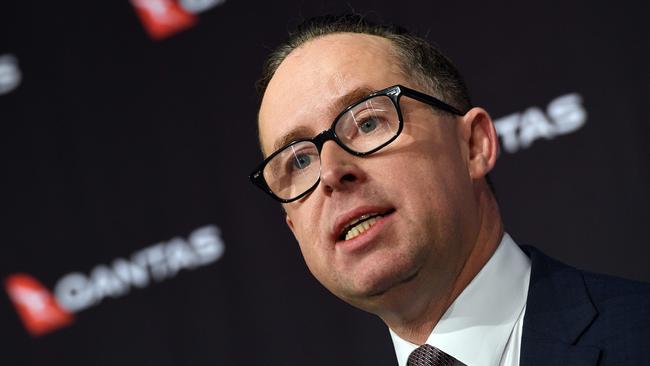 Qantas chief executive officer Alan Joyce. Picture: AFP