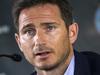 Frank Lampard, of England, answers a question after being introduced as a member of the MLS expansion club New York City FC, Thursday, July 24, 2014, in New York. (AP Photo/Craig Ruttle)