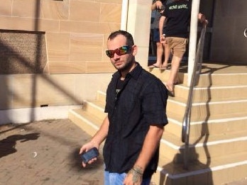 Brett Ingliss Bayldon outside Bundaberg court.