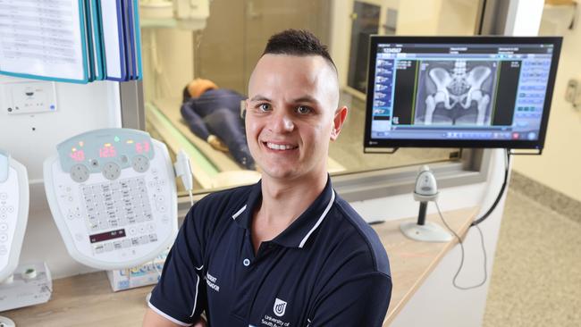 ADV FEATURES University Amalgamation University of South Australia: Domenic Matthew. Third year student in medical radiation services ÃÂ (also completed a prior degree at the University of Adelaide). 0466 365 984Image / Russell Millard