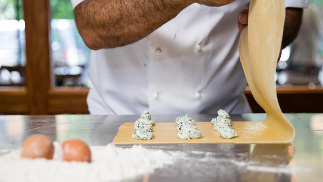 Learn how to make fresh pasta like ravioli. Picture: Nikki To