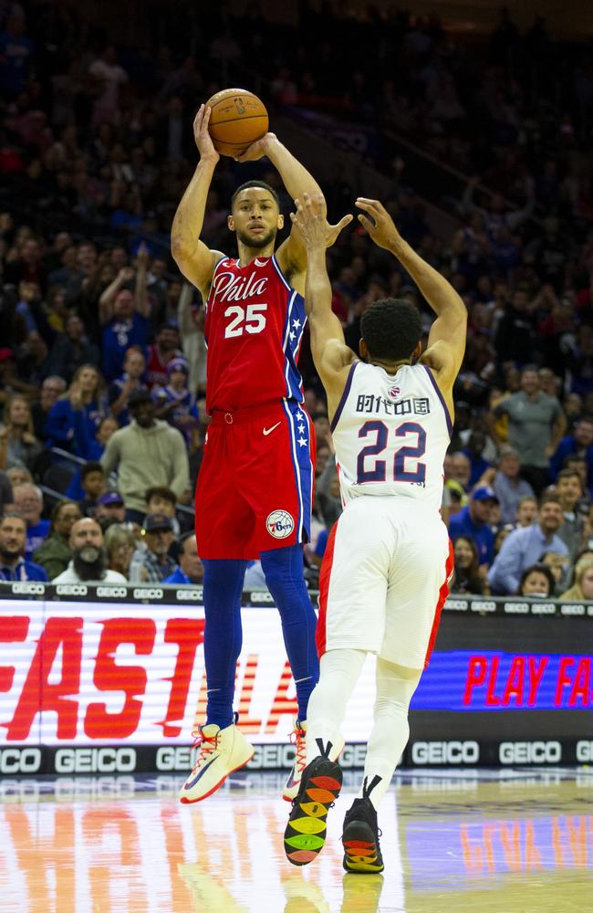 Paul Pierce has urged Ben Simmons to shoot his jump shots. Picture: Getty Images