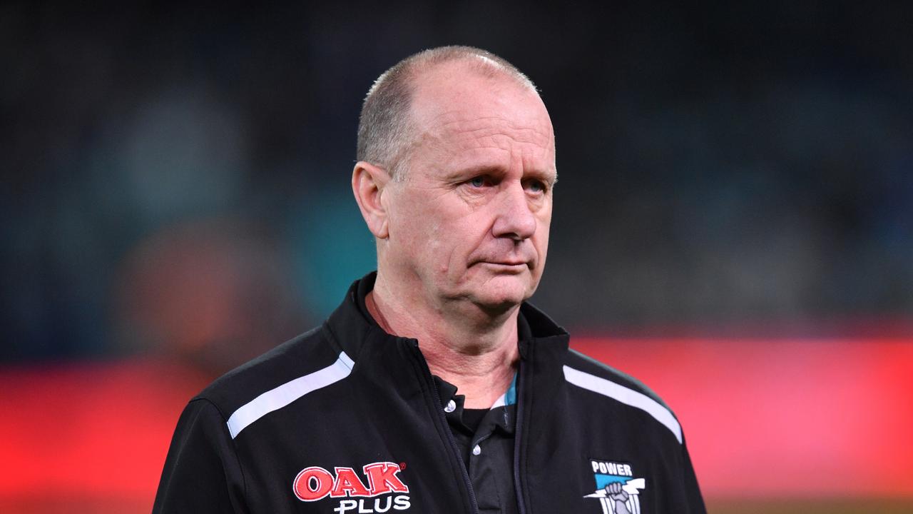Afl Port Adelaide Coach Ken Hinkleys Comments On A Power Premiership Herald Sun