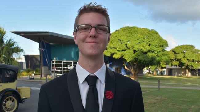 Izaak Roberts at the Sarina State High School formal at the MECC, Mackay, on Thursday November 19. Picture: Zizi Averill