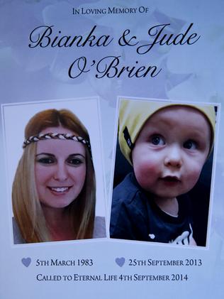 The Mass booklet from the funeral for Bianka and Jude.