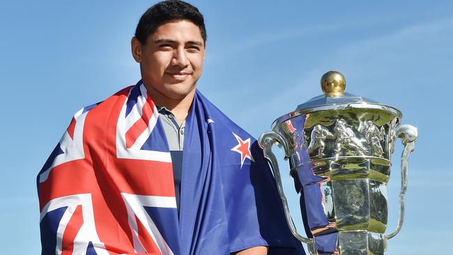 Rugby League World Cup Photo,   NZ Jason Taumalolo. Pic Katrina Bridgeford.