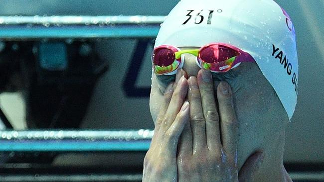 China's Sun Yang has been banned for eight years for doping. Picture: AFP