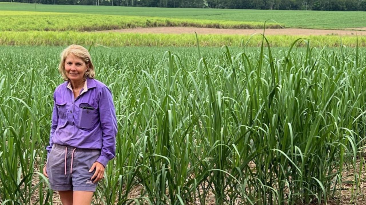 Judy Pownall runs a cane farm at Gargett in the Pioneer Valley. Picture: Contributed