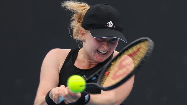 Francesca Jones wins through to her first Grand Slam ain the Yarra Valley Classic.