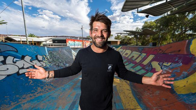 Mr Paterson has been a vocal supporter of a new skate park in Alice Springs since 2018. Photo: EMMA MURRAY