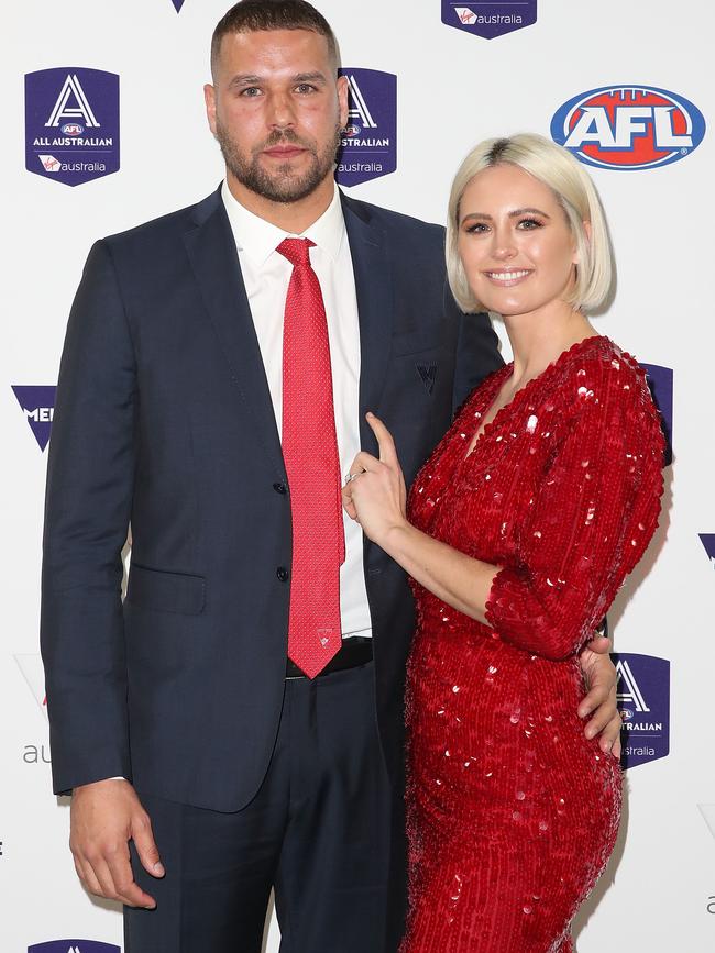 Lance and Jesinta Franklin. Photo by Scott Barbour/Getty Images)