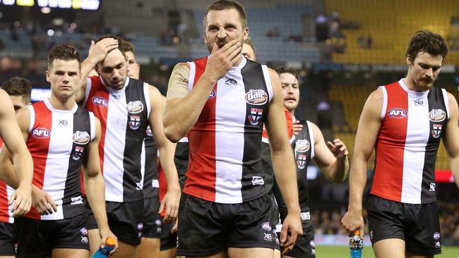 The Saints have had a poor season and have won just four games. Picture: Michael Klein