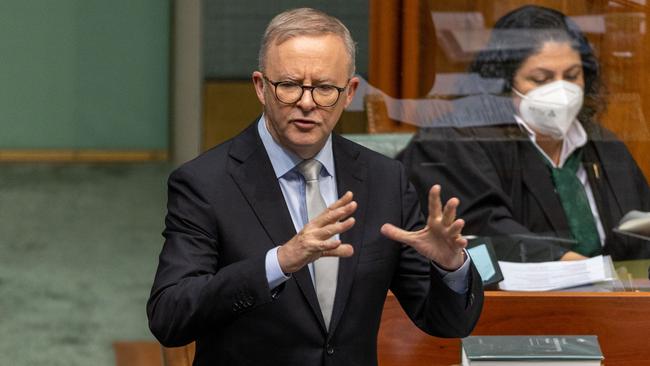 Anthony Albanese has twice this week argued the third clause of the government’s proposed constitutional amendment delivers ­’primacy of the parliament for what the voice will consider’. Picture: Gary Ramage