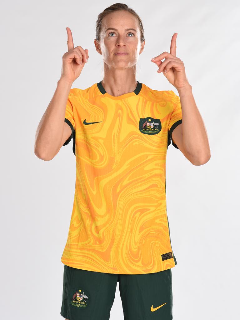 Matildas player Aivi Luik is in top form but will be 41 in 2026 so may have stepped away from the sport by then. Picture: supplied