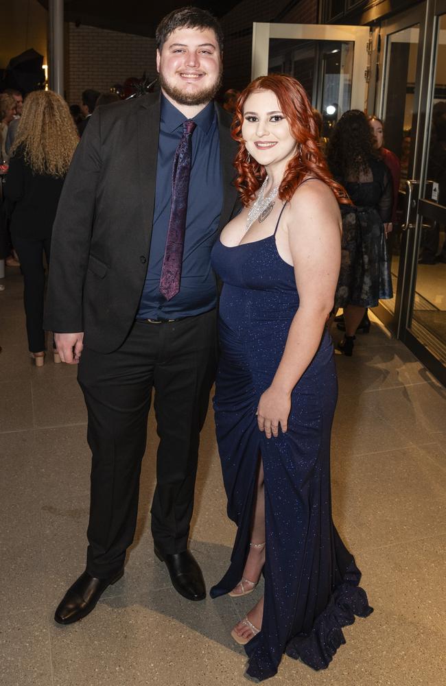 Brodee and Dakota Wilson at the Business disABILITY Awards. Picture: Kevin Farmer